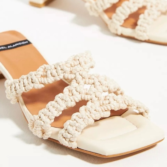 Anthropologie Angel Alarcon kitten Heels/ mules - Picture 2 of 7